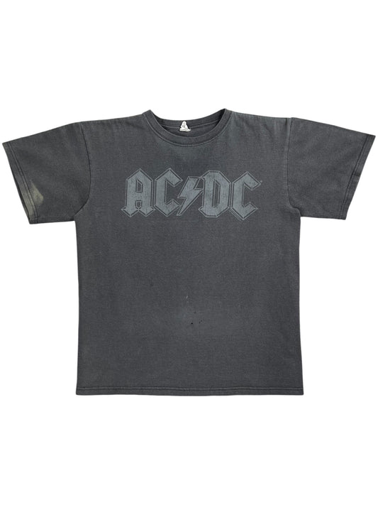 Vintage 2004 Anvil AC/DC faded black band tee (M)
