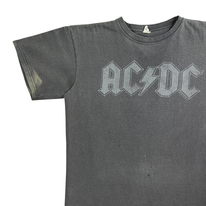 Vintage 2004 Anvil AC/DC faded black band tee (M)