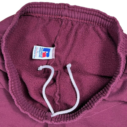 Vintage 90s Russell Athletic USA made faded maroon jogger sweatpants (L)