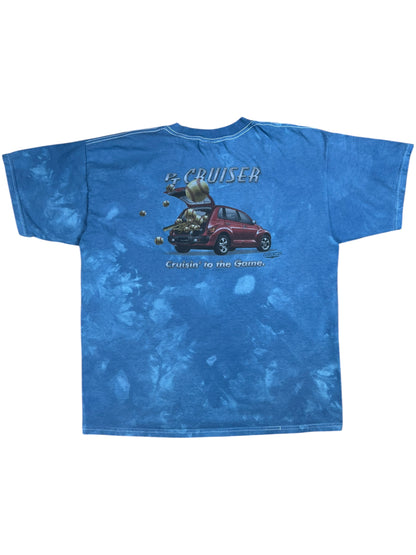 Vintage 2000 Chrysler PT Cruiser tie dye car promo tee (XL)