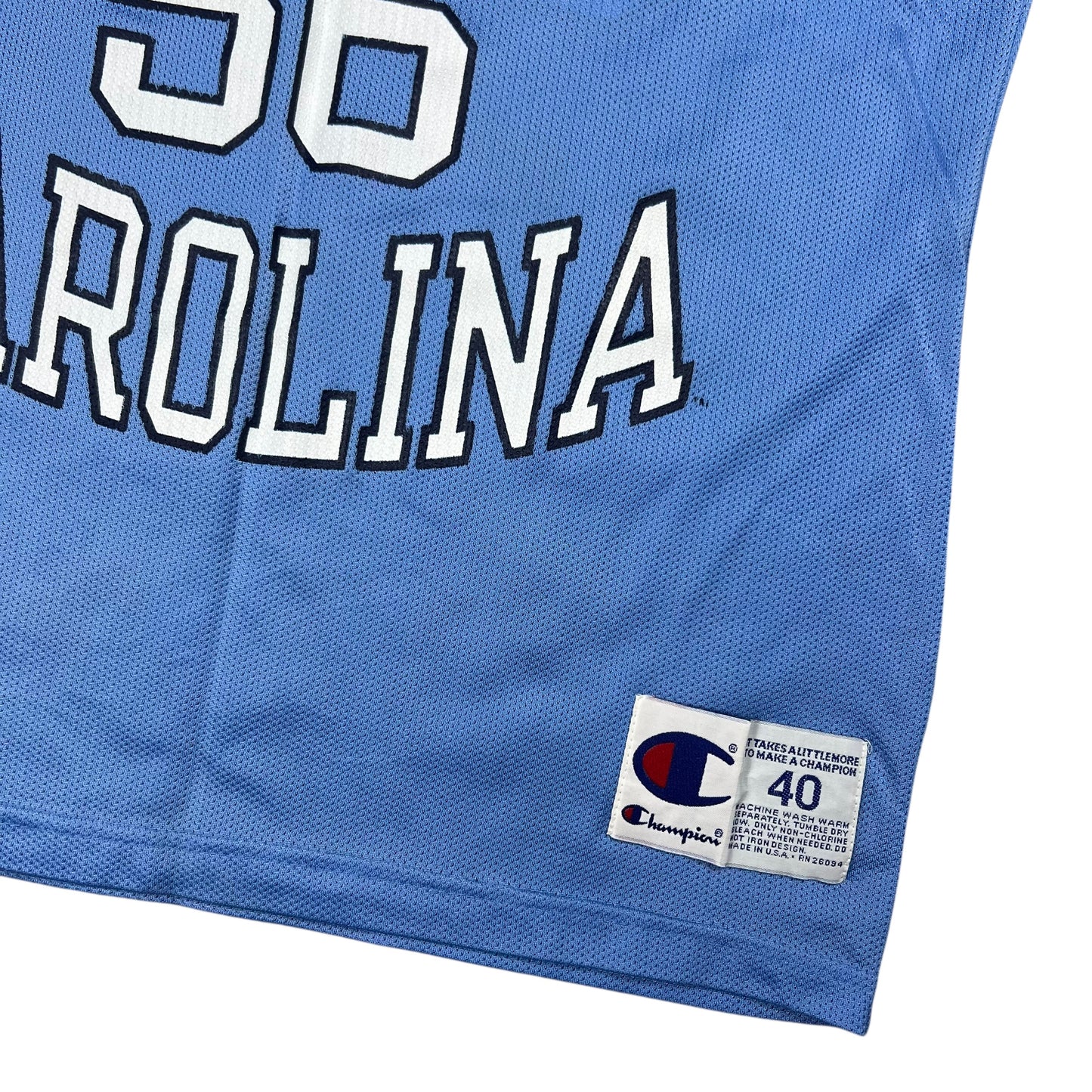 Vintage 90s Champion University of North Carolina UNC Tar Heels College basketball jersey (M)