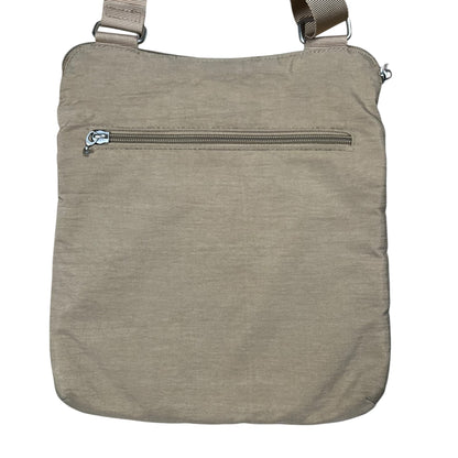 Vintage Y2K baggallini multi pocket cross shoulder beige bag