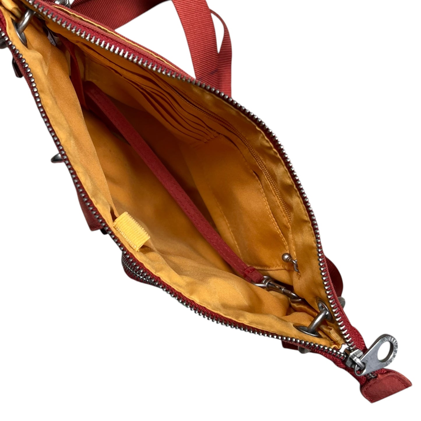Vintage Y2K baggallini multi pocket cross shoulder burnt orange bag