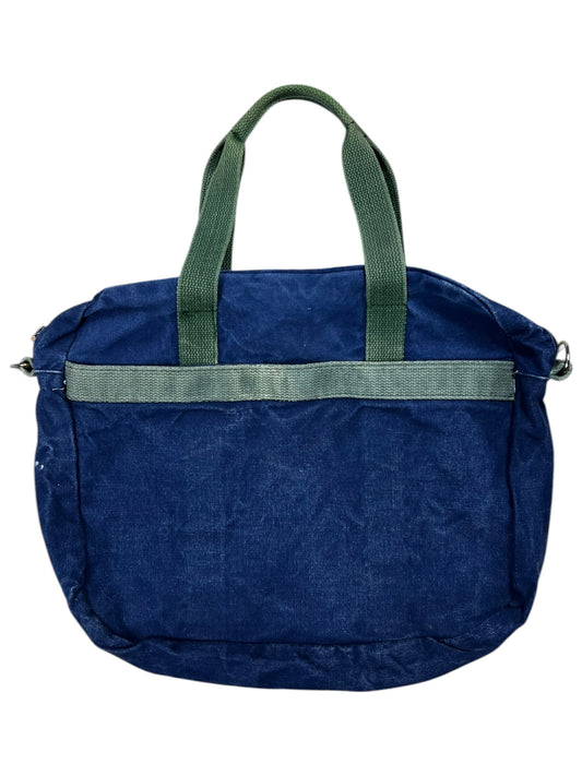 Vintage 90s USA made faded Denim messenger bag