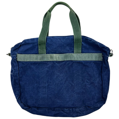 Vintage 90s USA made faded Denim messenger bag
