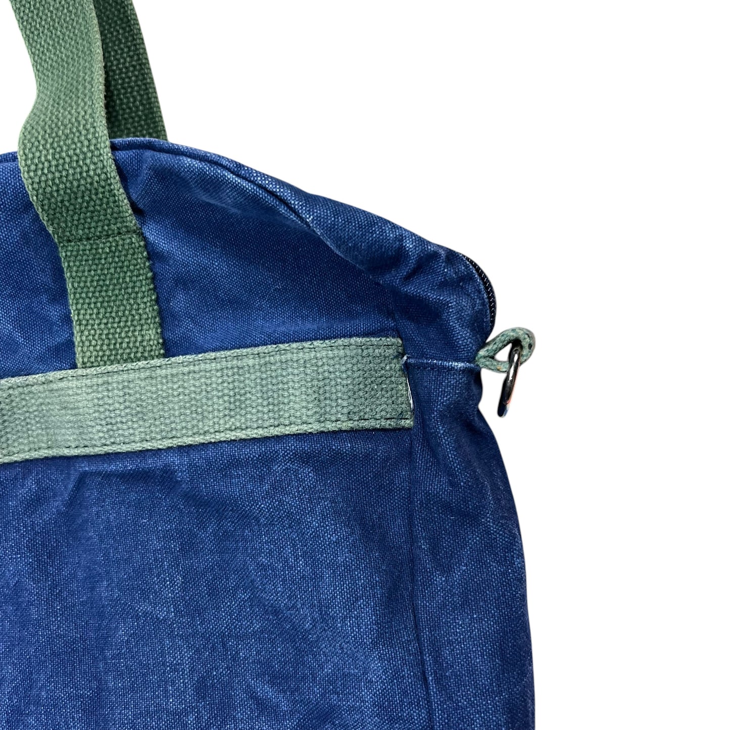 Vintage 90s USA made faded Denim messenger bag