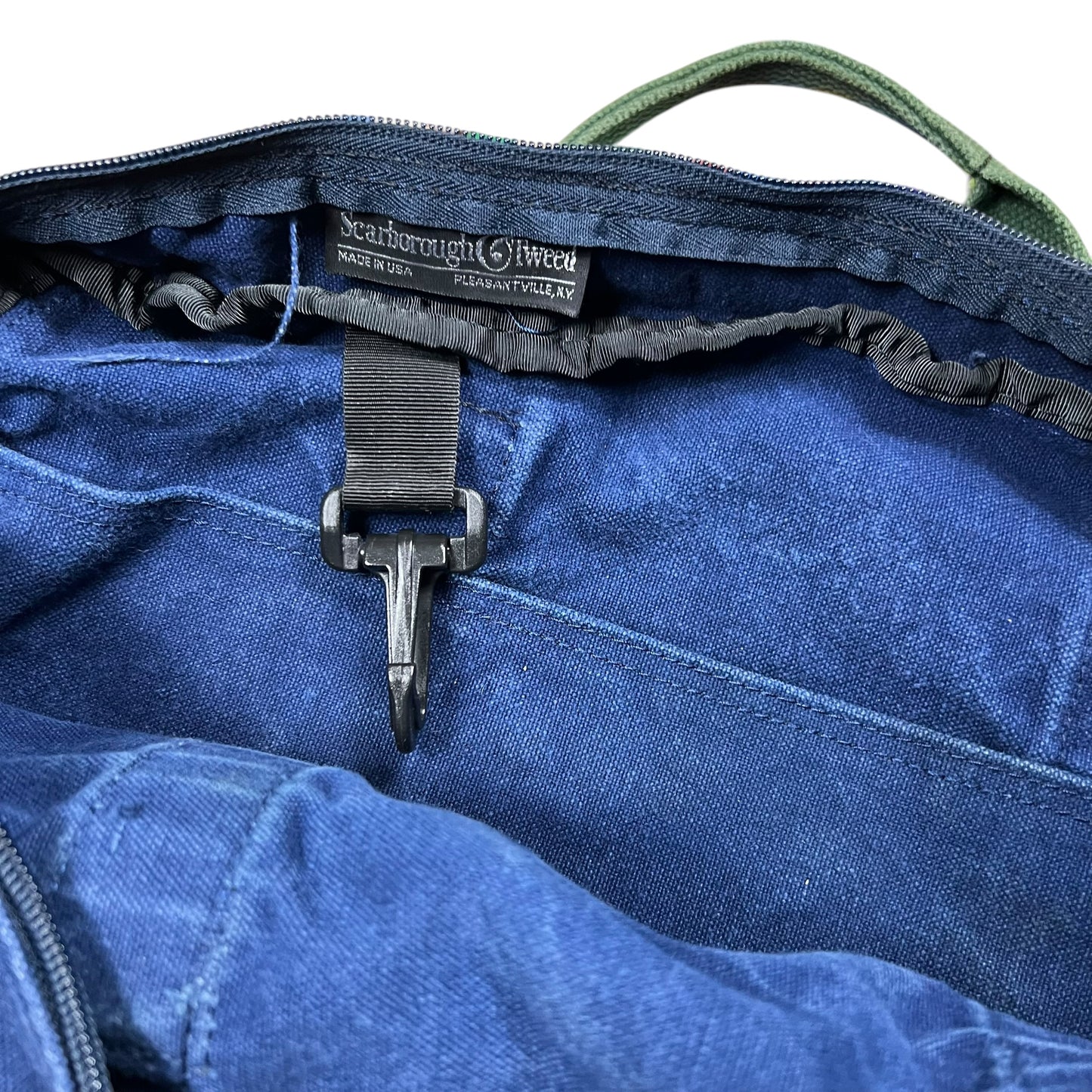 Vintage 90s USA made faded Denim messenger bag