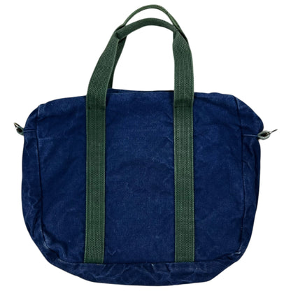 Vintage 90s USA made faded Denim messenger bag