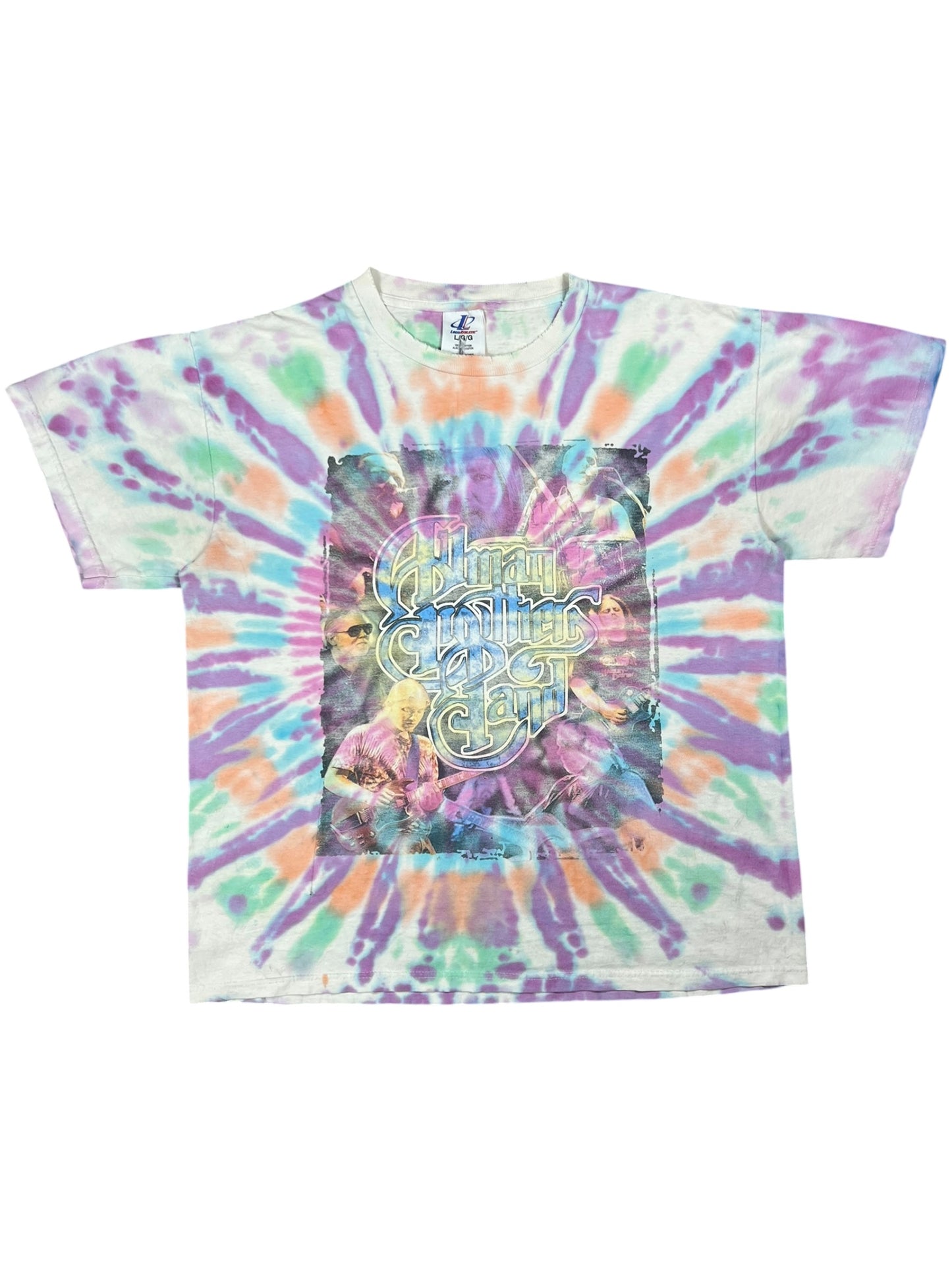 Vintage 90s Allman Brothers Band Derek Trucks tie dye band tee (L)