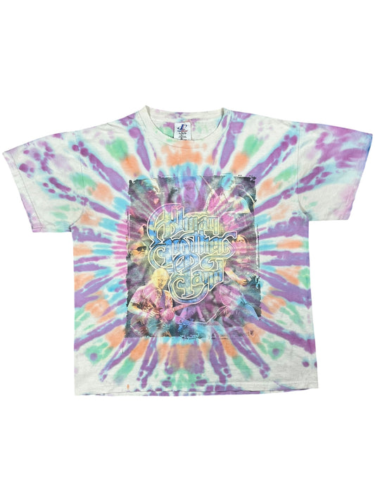 Vintage 90s Allman Brothers Band Derek Trucks tie dye band tee (L)