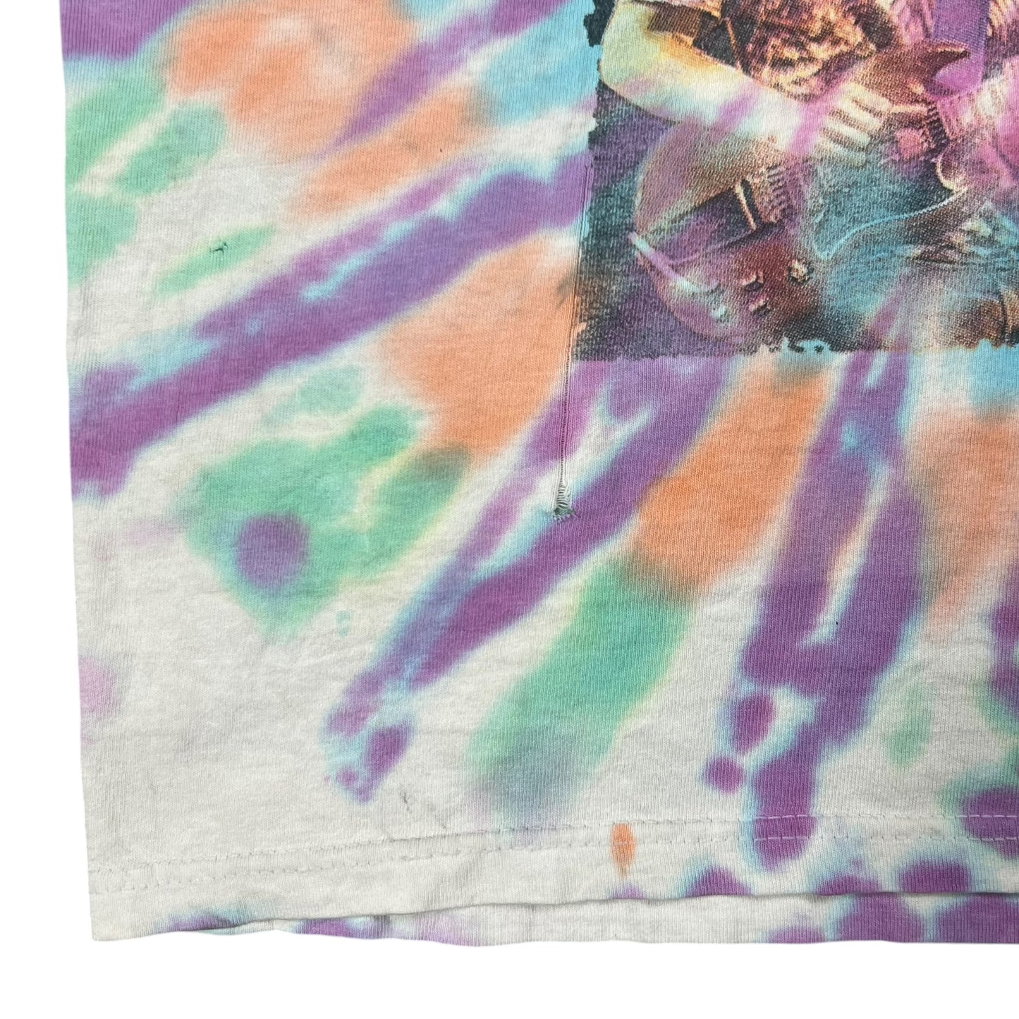 Vintage 90s Allman Brothers Band Derek Trucks tie dye band tee (L)