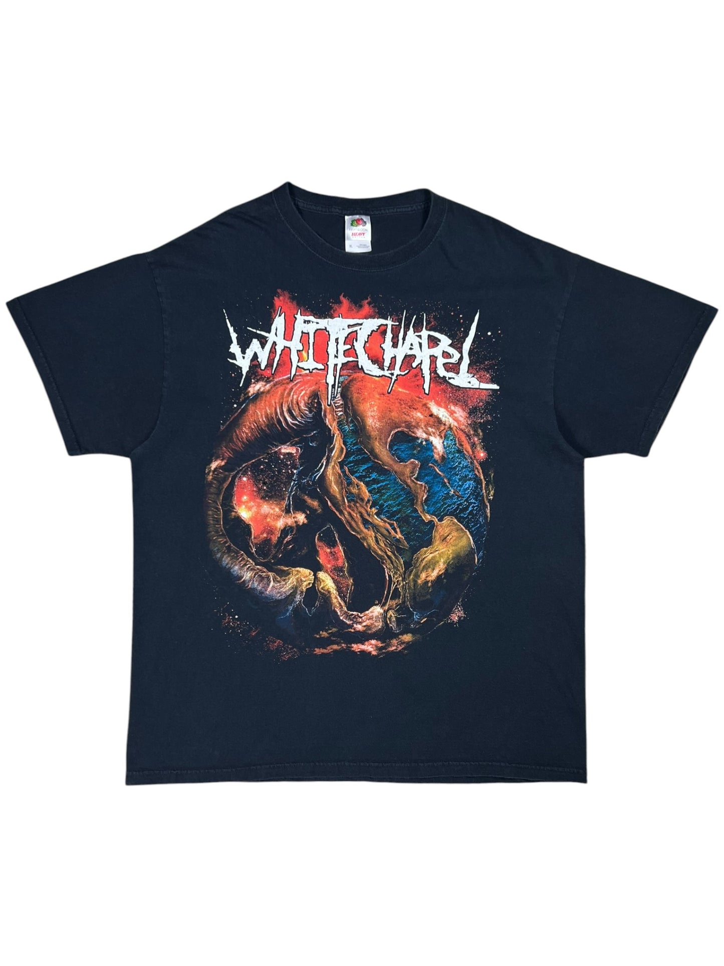 Y2K Whitechapel THIS WORLD WILL ROT FROM THE INSIDE OUT death metal band tee (XL)