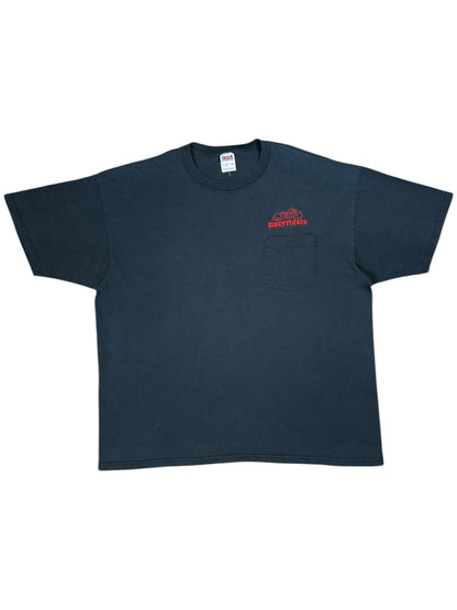 Vintage 2003 Easy Riders motorcycles biker pocket tee (XXL)