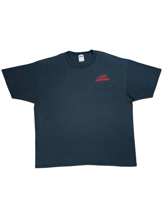 Vintage 2003 Easy Riders motorcycles biker pocket tee (XXL)