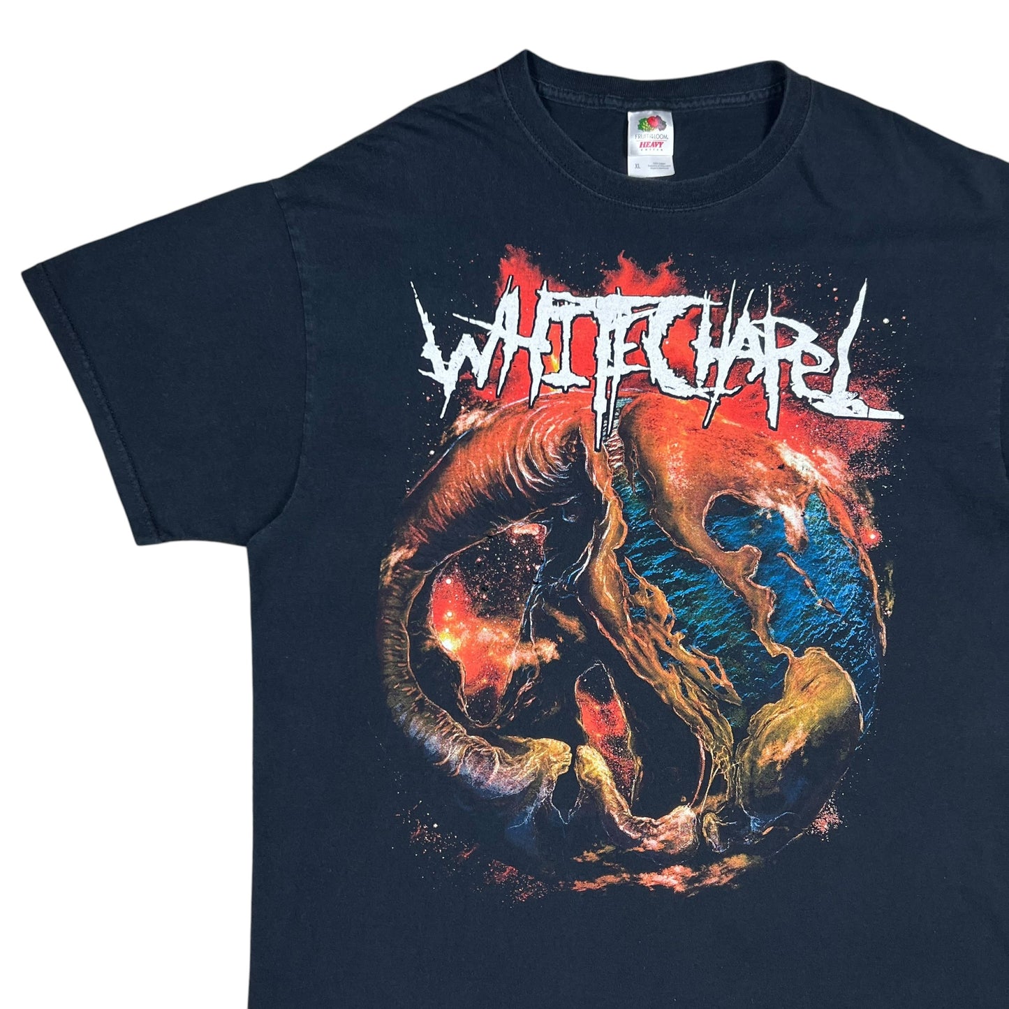 Y2K Whitechapel THIS WORLD WILL ROT FROM THE INSIDE OUT death metal band tee (XL)