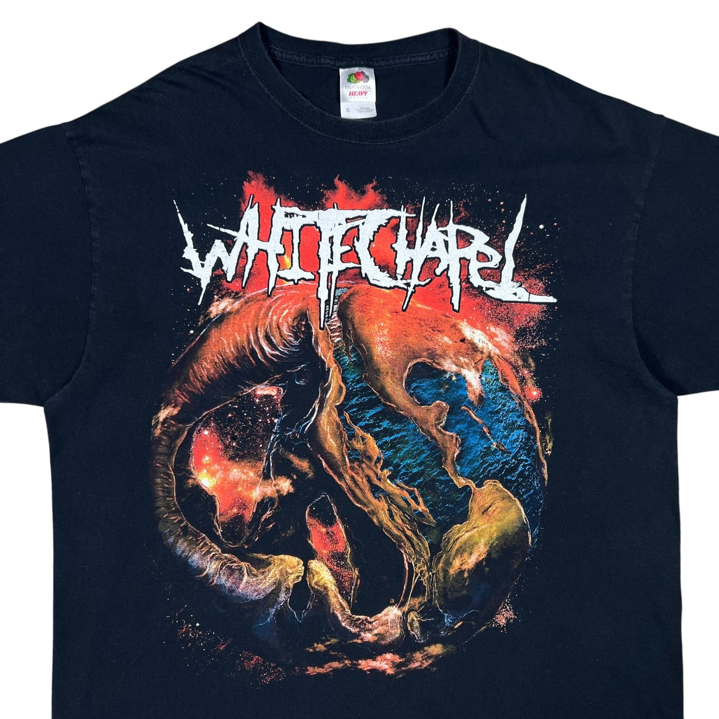 Y2K Whitechapel THIS WORLD WILL ROT FROM THE INSIDE OUT death metal band tee (XL)