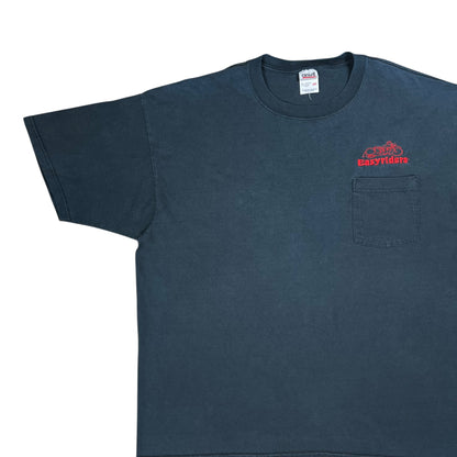 Vintage 2003 Easy Riders motorcycles biker pocket tee (XXL)