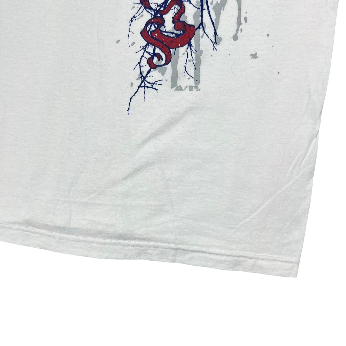 Vintage Y2K Philadelphia Phillies tattoo graffiti affliction style tee (M)