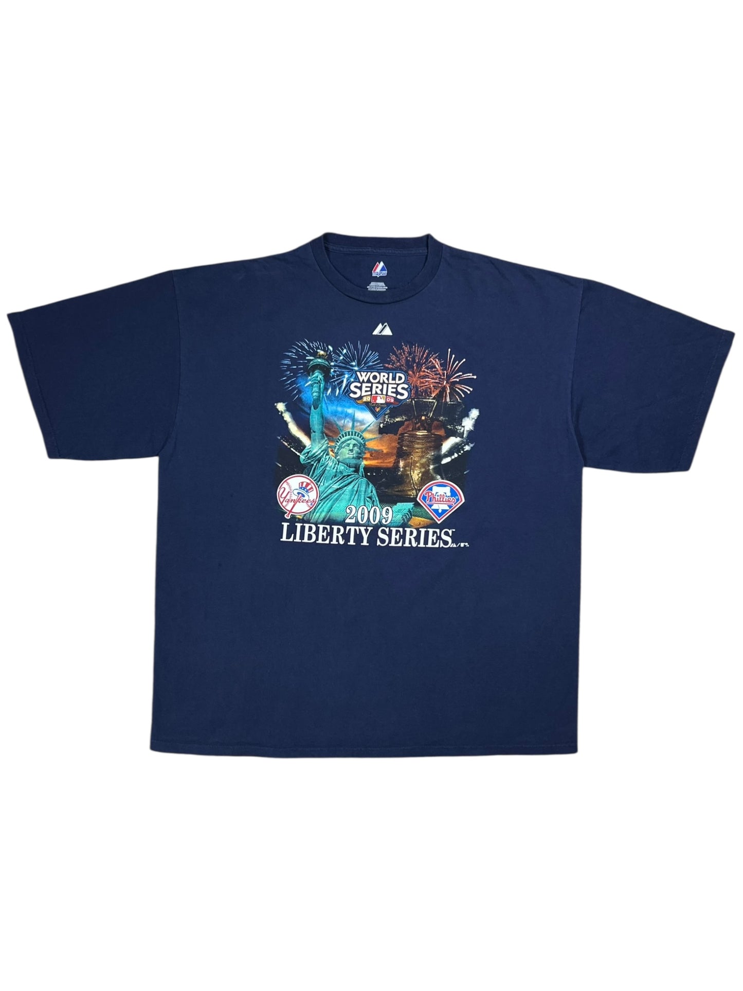 2009 New York Yankees Philadelphia Phillies World Series tee (XXL)