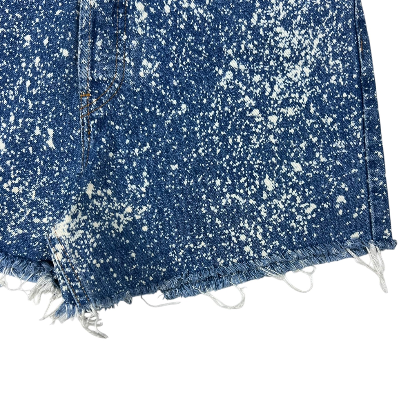 Vintage 90s Desert Blue Jeans USA made acid wash button fly cut off Jean shorts (29)