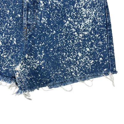 Vintage 90s Desert Blue Jeans USA made acid wash button fly cut off Jean shorts (29)