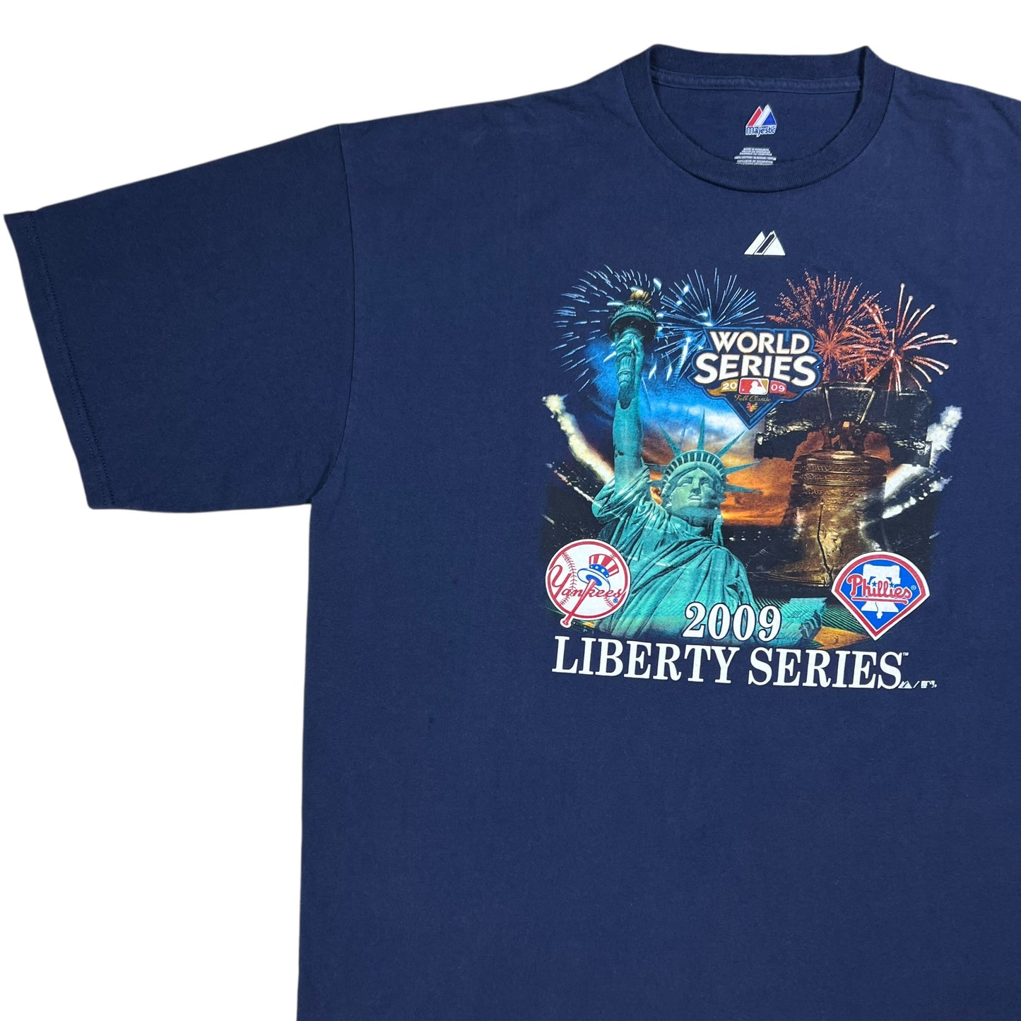 2009 New York Yankees Philadelphia Phillies World Series tee (XXL)