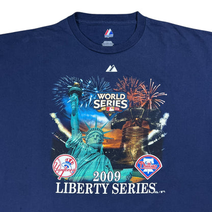 2009 New York Yankees Philadelphia Phillies World Series tee (XXL)