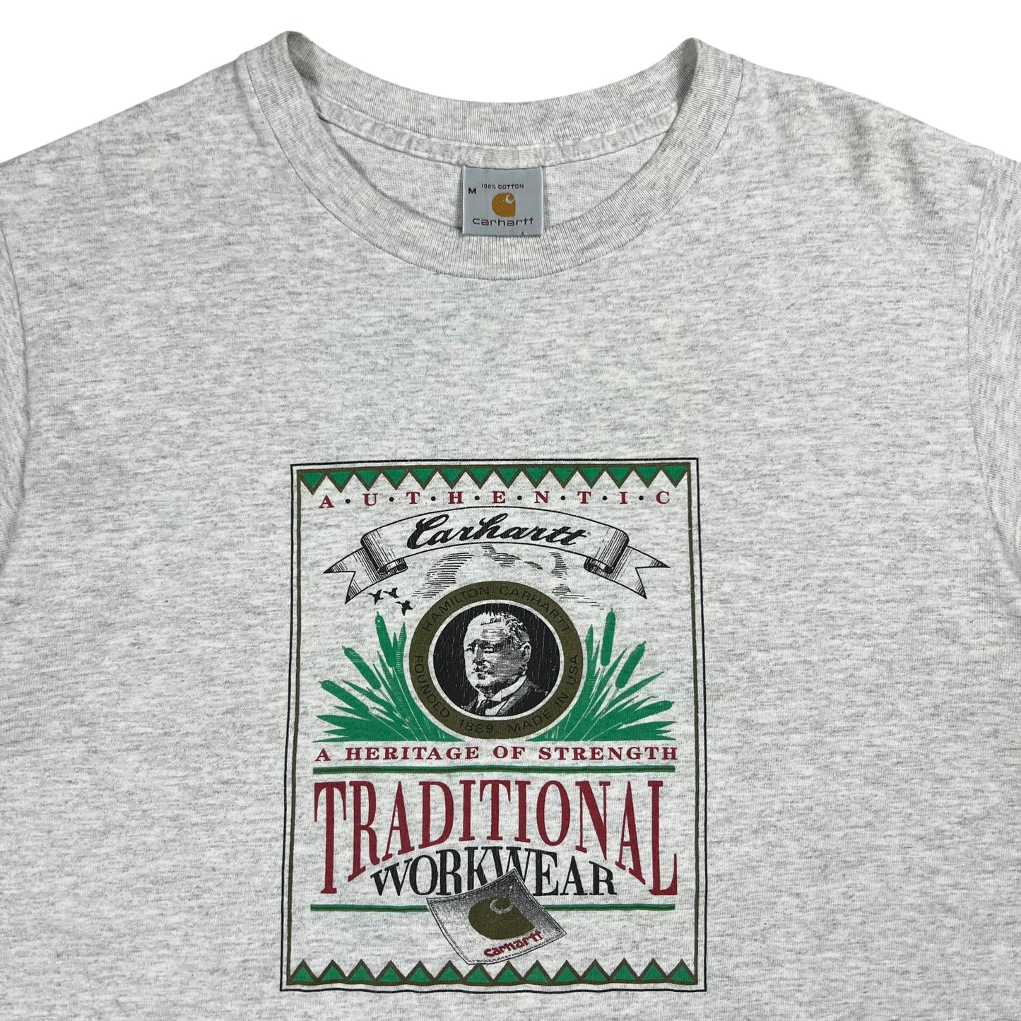 Vintage 90s Carhartt Founder Hamilton Carhartt shirt shirt promo tee (M)