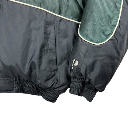 Vintage 90s Pro Player New York Jets zip up puffer hoodie jacket (S/M)