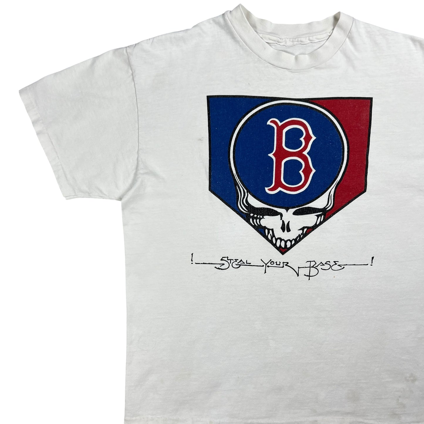 Vintage 90s Grateful Dead Boston Red Sox Steal Your Base lot band tee (L)