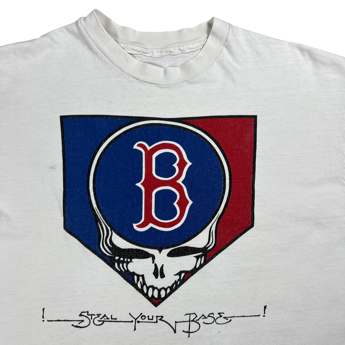 Vintage 90s Grateful Dead Boston Red Sox Steal Your Base lot band tee (L)