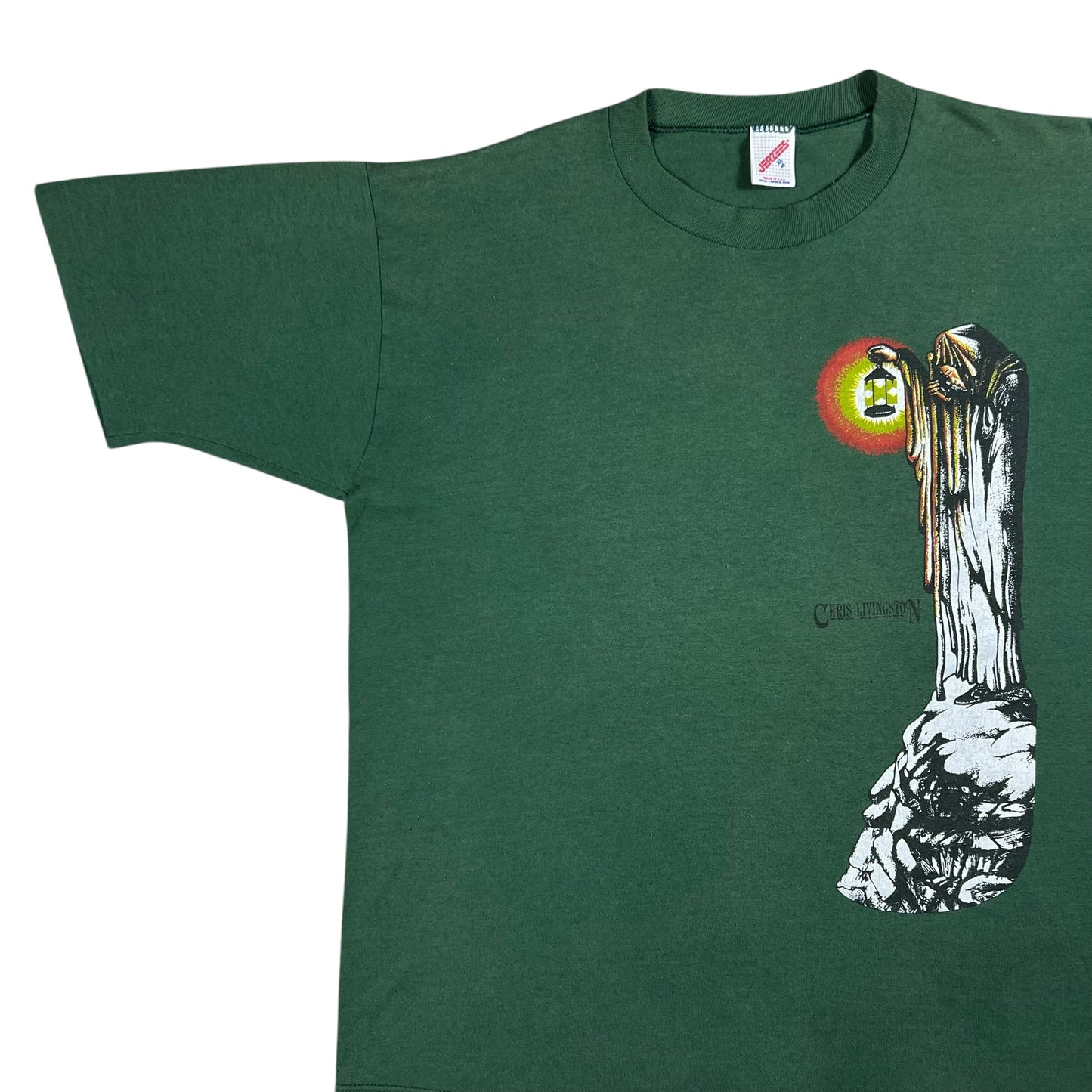 Vintage 90s Chris Livingston Pro Model Led Zeppelin H-Street skate band tee (XL)