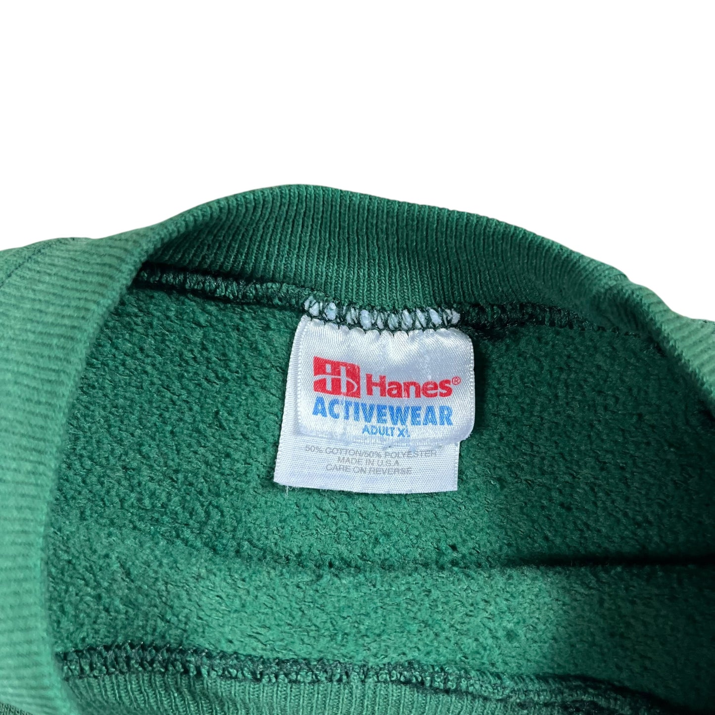 Vintage 90s United States of America USA faded green crewneck (L)