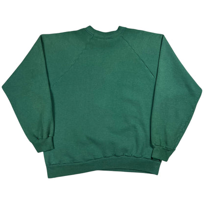 Vintage 90s United States of America USA faded green crewneck (L)