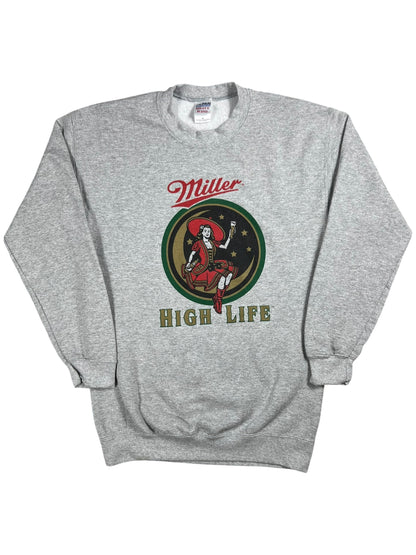 Vintage Y2K Miller High Life beer crewneck (M)