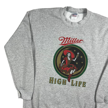 Vintage Y2K Miller High Life beer crewneck (M)