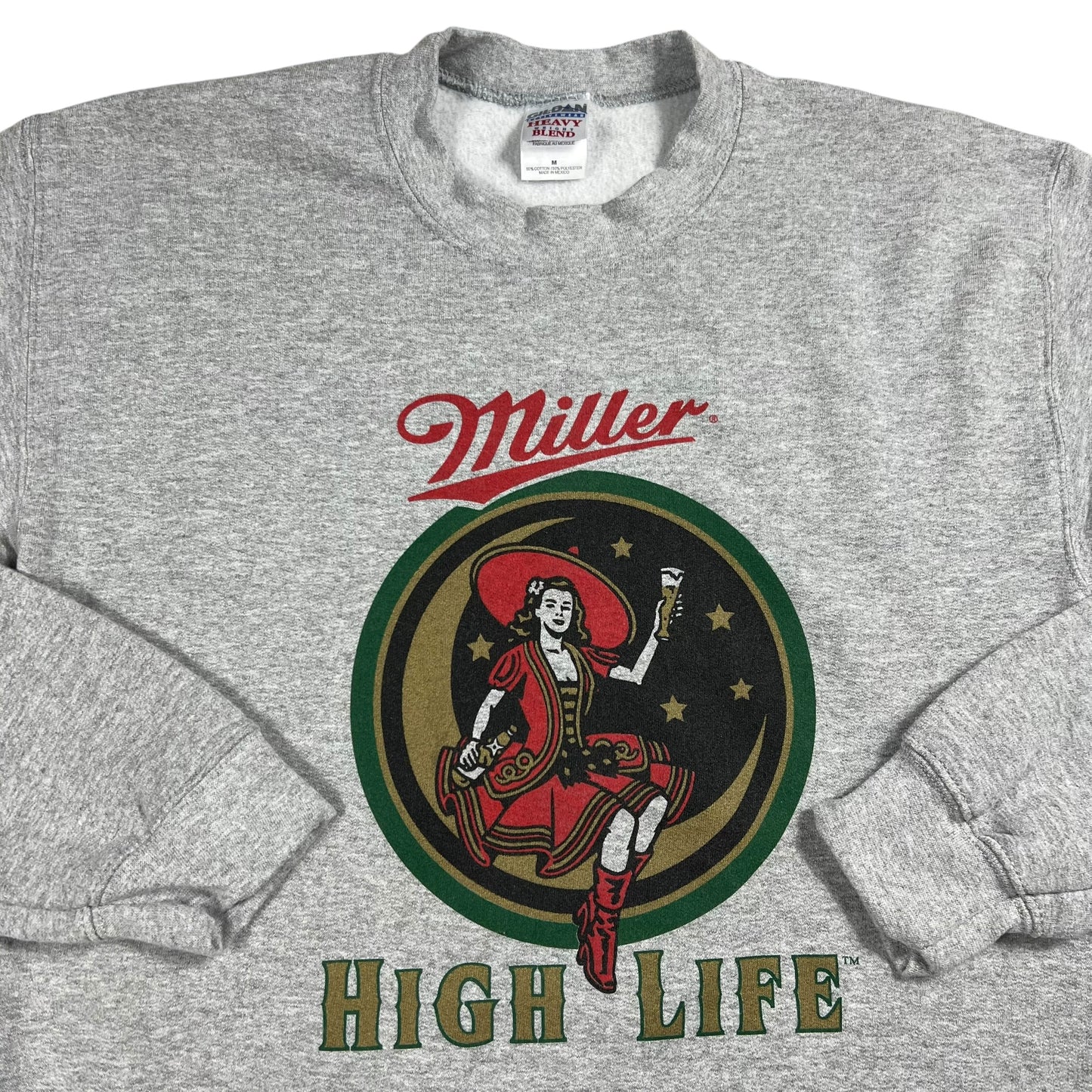 Vintage Y2K Miller High Life beer crewneck (M)