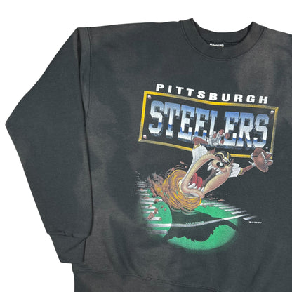 Vintage 1995 Pittsburgh Steelers Tasmanian Devil Taz faded crewneck (XL)