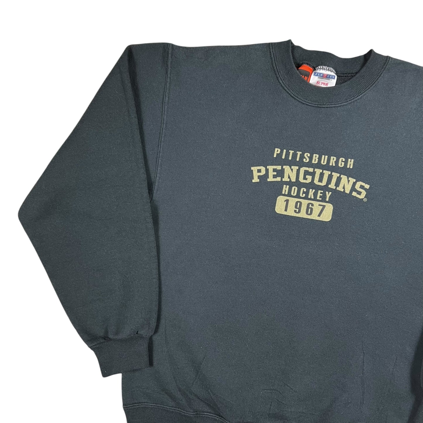 Vintage Y2K Pittsburgh Penguins NHL custom fan crewneck (S)