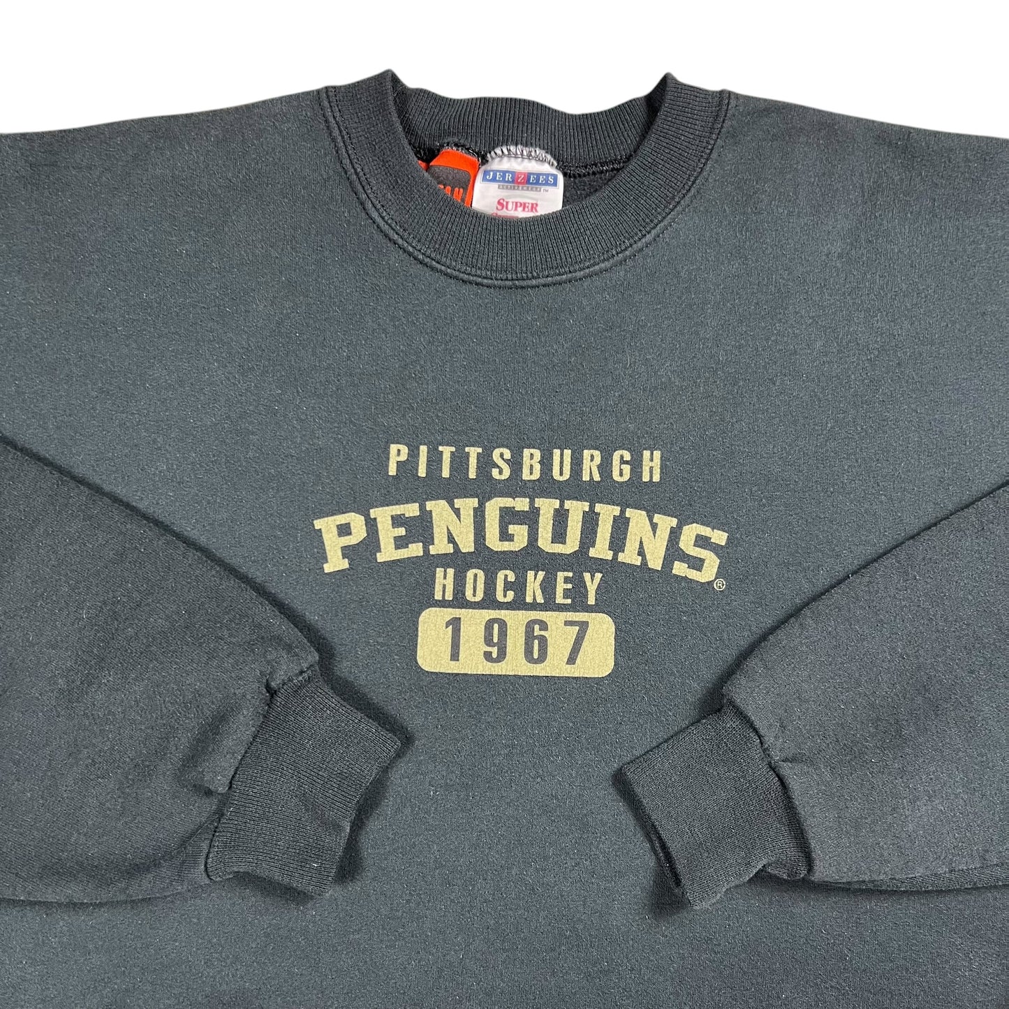Vintage Y2K Pittsburgh Penguins NHL custom fan crewneck (S)