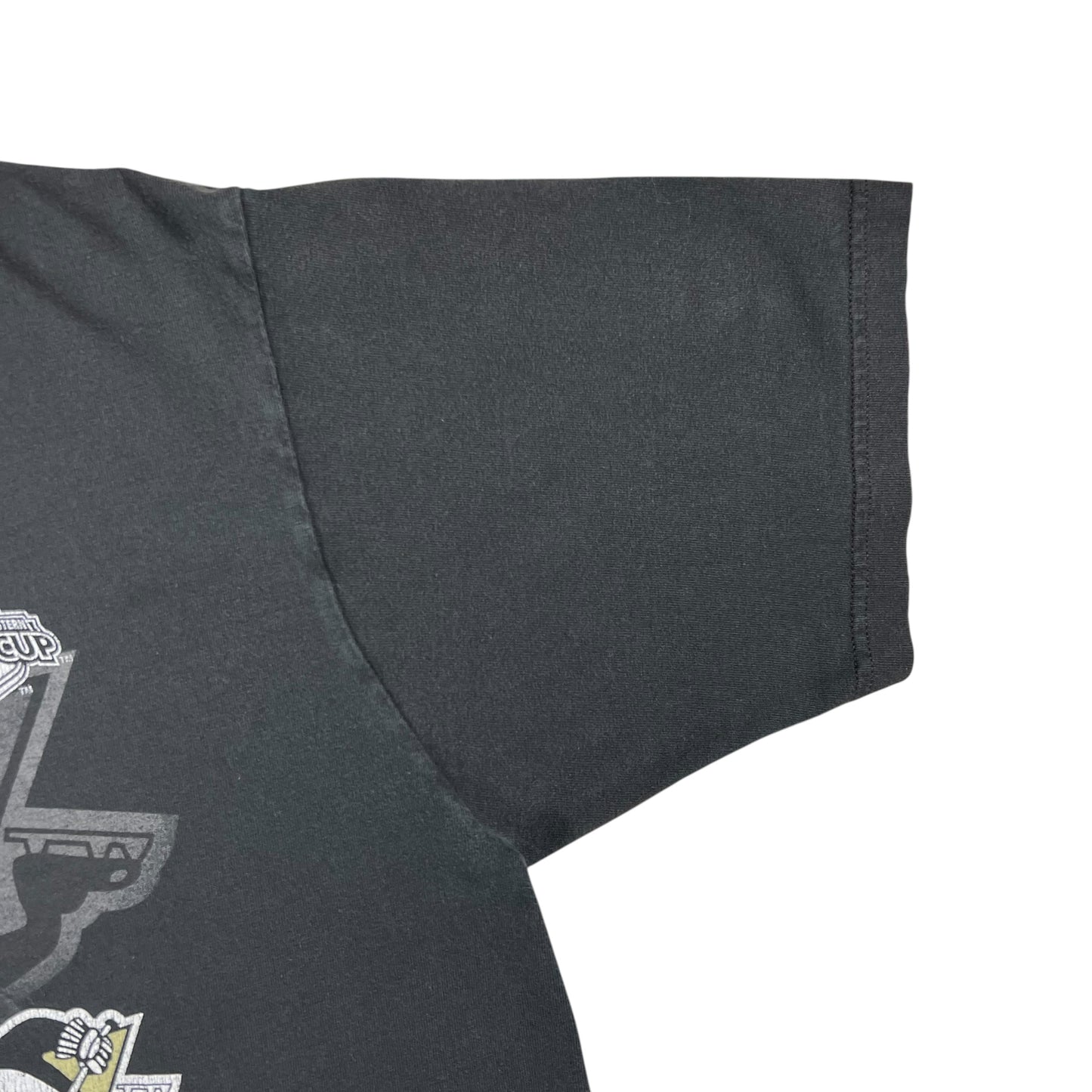 Vintage 2007 Pittsburgh Penguins Sidney Crosby Stanley Cup NHL tee (L)