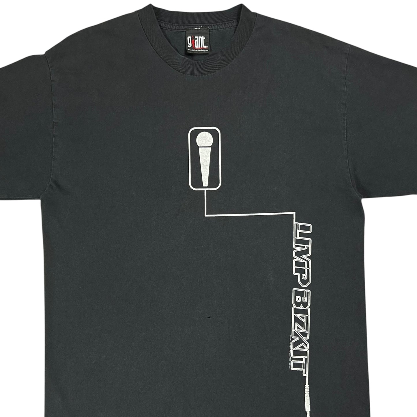 Vintage 2000 GIANT Limp Bizkit Microphone band tee (L)