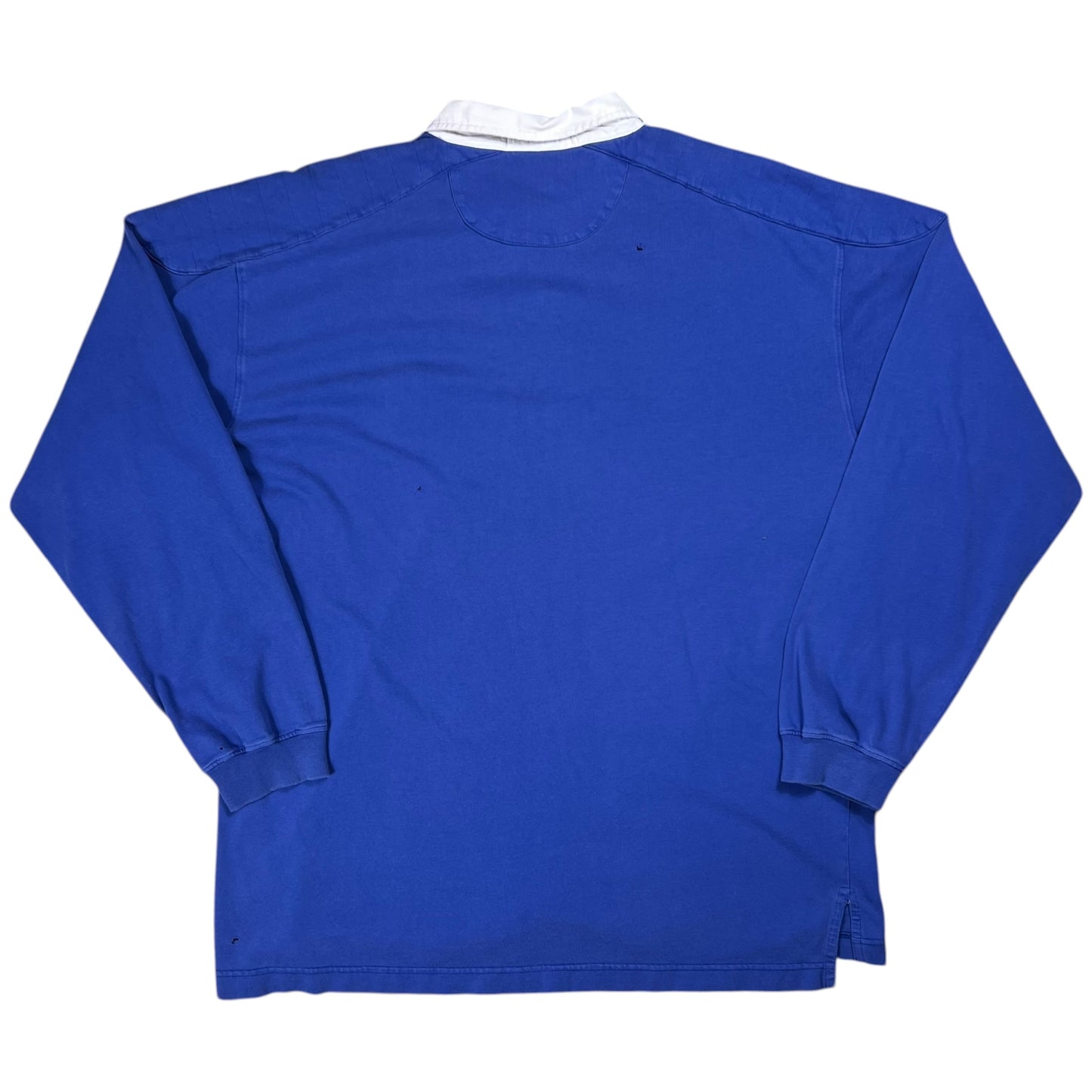 Vintage 90s Abercrombie & Fitch Trekking Club faded long sleeve rugby shirt (L)