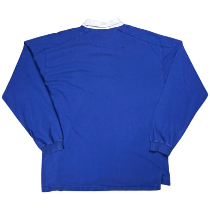 Vintage 90s Abercrombie & Fitch Trekking Club faded long sleeve rugby shirt (L)