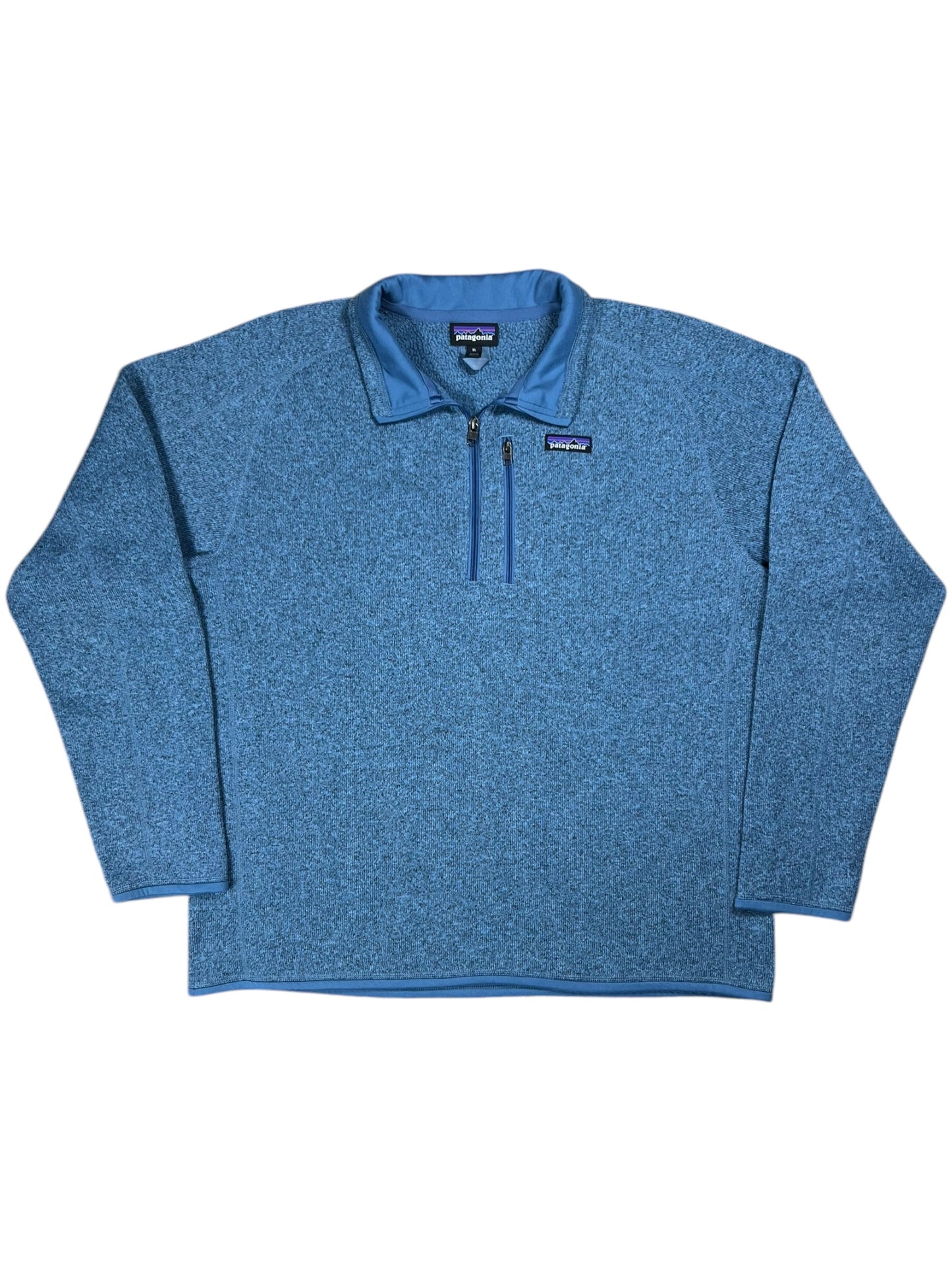 2020 Patagonia Better Sweater blue 1/4 zip fleece (XL)