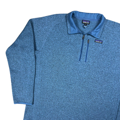 2020 Patagonia Better Sweater blue 1/4 zip fleece (XL)