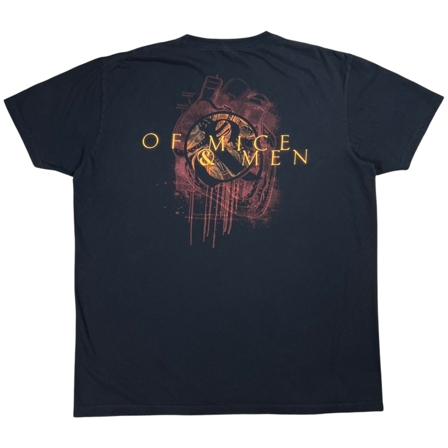 Y2K Of Mice & Men metalcore band tee (XL)
