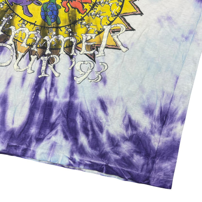 Vintage 1993 Grateful Dead Summer Tour with Sting tie dye band lot tee (XL)