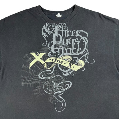 Y2K Three Days Grace One-X metal band tee (XL)