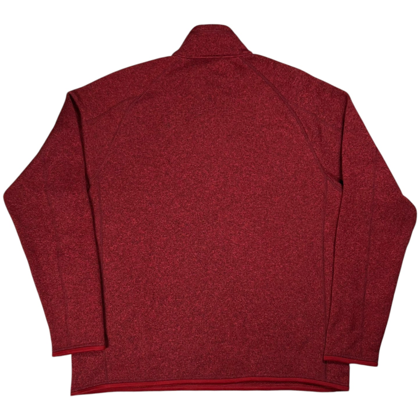 2019 Patagonia Better Sweater crimson red 1/4 zip fleece (XL)